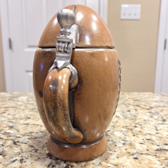 Gerz Vintage Original Football Shaped Beer Stein Mug W Germany 7 In - Picture 4 of 13